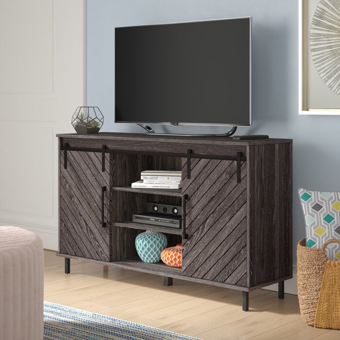 Gray Oak Rolando TV Stand for TVs up to 60