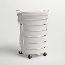 Load image into Gallery viewer, Rolling Laundry Hamper
