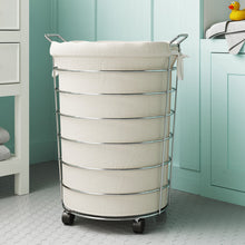 Load image into Gallery viewer, Rolling Laundry Hamper
