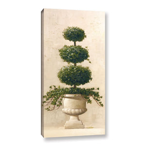 36" H x 18" W x 2" D Roman Topiary II by 0 Welby - Print on Canvas 1988AH