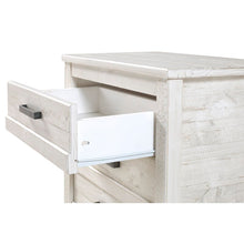 Load image into Gallery viewer, Antique White Romney 3 - Drawer Solid Wood Nightstand
