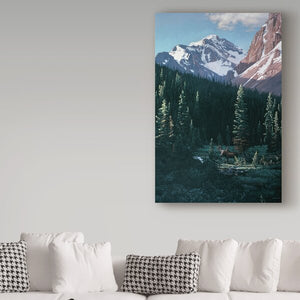 32" H x 22" W x 2" D Ron Parker Haidok Peak Graphic Art on Canvas