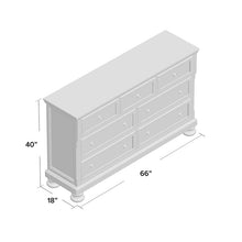 Load image into Gallery viewer, Rosamaria 7 Drawer 66&#39;&#39; W MRM3499
