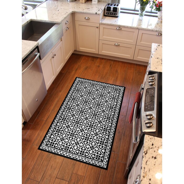 Black Rosamaria Kitchen Mat ( AP600 )