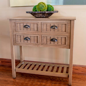 Rosas 32" Console Table Honey Pine(2810RR)