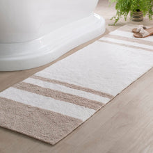 Load image into Gallery viewer, Rosenbloom Rectangular 100% Cotton Striped Bath Rug GL870
