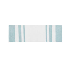 Load image into Gallery viewer, Rosenbloom Rectangular 100% Cotton Striped Bath Rug MRM673
