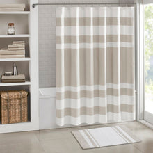 Load image into Gallery viewer, Rosenbloom Rectangular 100% Cotton Striped Bath Rug GL872
