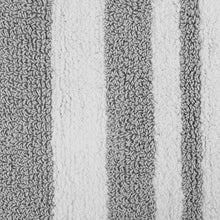 Load image into Gallery viewer, Rosenbloom Rectangular 100% Cotton Striped Bath Rug #ND1071
