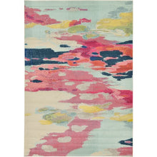 Load image into Gallery viewer, Roshan Abstract Area Rug in Pink 5 x 8
