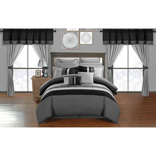 Load image into Gallery viewer, Rossett Microfiber Traditional 24 Piece Comforter Set king
