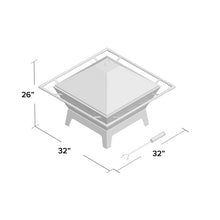 Load image into Gallery viewer, Roswita Steel Wood Burning Fire Pit #2535HW
