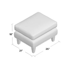 Load image into Gallery viewer, Rotterdam 26&#39;&#39; Wide Script Ottoman MRM3307
