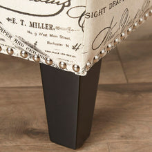 Load image into Gallery viewer, Rotterdam 26&#39;&#39; Wide Script Ottoman MRM3307
