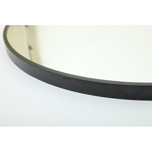 30" x 30" Rouillard Round Metal Wall Mirror