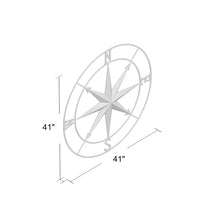 Load image into Gallery viewer, Round Compass Wall Décor 41 x 41 x 2
