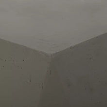 Load image into Gallery viewer, Gray Roxanne Stone/Concrete Side Table
