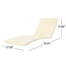 Load image into Gallery viewer, Roylee Ebern Designs 2 - Piece Outdoor Seat/Back Cushion 27.5&#39;&#39; W x 80&#39;&#39; D (Set of 2)
