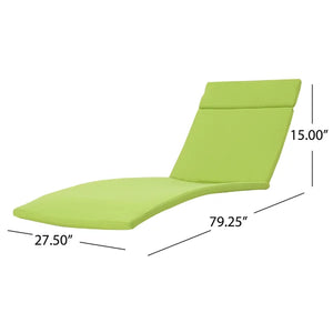 Roylee Ebern Designs 2 - Piece Outdoor Seat/Back Cushion 27.5'' W x 80'' D (Set of 2)