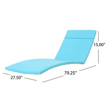 Load image into Gallery viewer, Roylee Ebern Designs Outdoor Seat/Back Cushion 27.5&#39;&#39; W x 80&#39;&#39; D (Set of 2)
