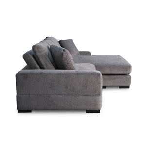 Royst 102" Wide Reversible Corner Sectional with Ottoman
