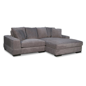 Royst 102" Wide Reversible Corner Sectional with Ottoman