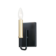 Load image into Gallery viewer, Royst 1 - Light Dimmable Black/Gold Candle Wall Light (SET OF 3)
