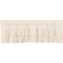 Load image into Gallery viewer, Rucker Solid Color Cotton Blend Ruffled Window Valance CG304
