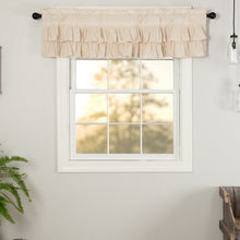 Load image into Gallery viewer, Rucker Solid Color Cotton Blend Ruffled Window Valance CG304
