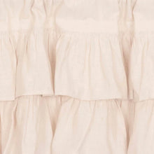 Load image into Gallery viewer, 16&quot; W x 72&quot; L Natural Rucker Solid Color Cotton Blend Ruffled Window Valance (SET OF 2)
