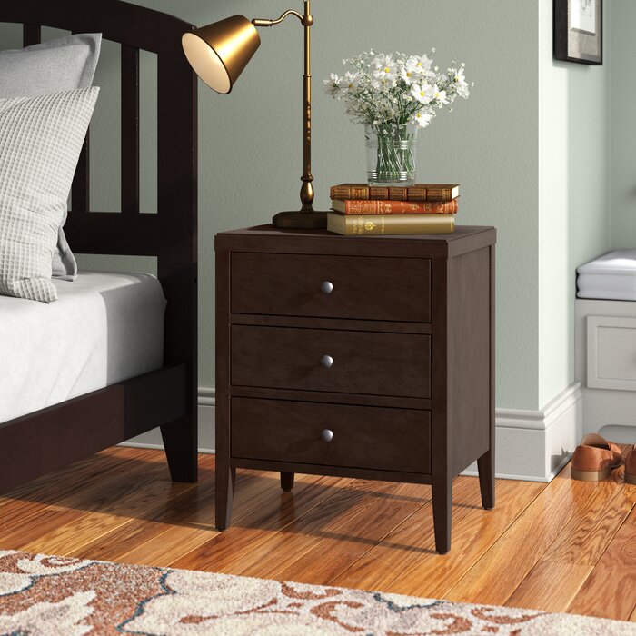 Rushville Solid + Manufactured Wood Nightstand