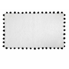 Load image into Gallery viewer, Russel Pom Pom Rectangle Natural Bath Rug -200DC
