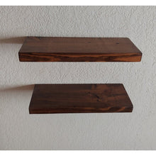 Load image into Gallery viewer, 1.5&quot; H x 18&quot; W x 7&quot; D Russo Pine Solid Wood Floating Shelf (Set of 2)
