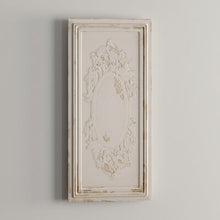 Load image into Gallery viewer, Rustic Distressed Floral Wall Decor White 367CDR
