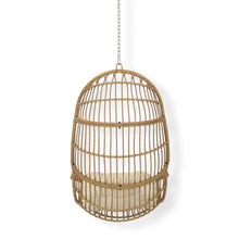 Load image into Gallery viewer, Rutherford Swing Chair Light Brown/Beige #1605HW
