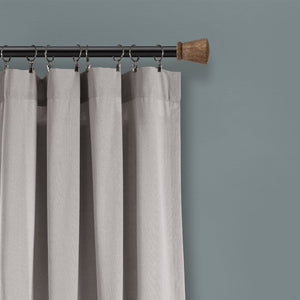 40"W x 84"L Ruya Semi-Sheer Curtain Panel