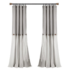 Load image into Gallery viewer, 40&quot;W x 84&quot;L Ruya Semi-Sheer Curtain Panel
