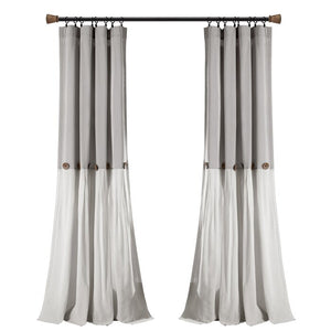 40"W x 84"L Ruya Semi-Sheer Curtain Panel