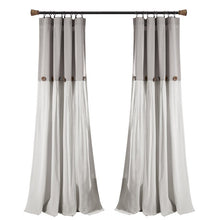Load image into Gallery viewer, Ruya Window Semi-Sheer Rod Pocket Curtain Panel Set of 2 #2514HW

