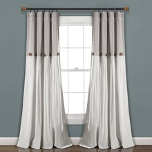 Load image into Gallery viewer, Ruya Window Semi-Sheer Rod Pocket Curtain Panel Set of 2 #2514HW
