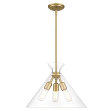 Load image into Gallery viewer, Ryans 3 - Light Single Cone Pendant
