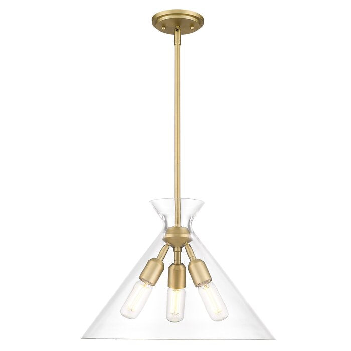 Ryans 3 - Light Single Cone Pendant