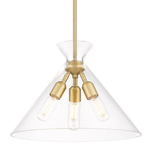 Load image into Gallery viewer, Ryans 3 - Light Single Cone Pendant
