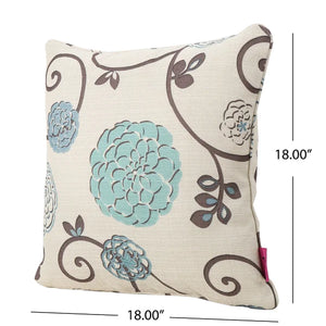 Rydel Square Pillow Cover & Insert (Set of 2)