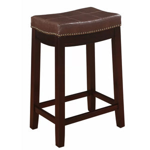 Brown Ryder Solid Wood Counter Stool (24" Seat Height)