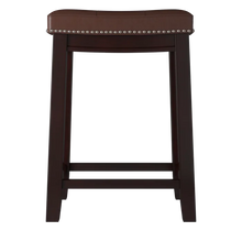 Load image into Gallery viewer, Brown Ryder Solid Wood Counter Stool (24&quot; Seat Height)
