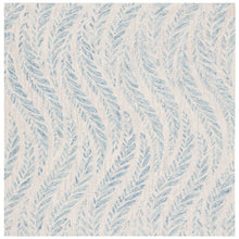 Load image into Gallery viewer, Ryleigh Abstract Handmade Tufted Area Rug in Ivory/Blue, Square 5&#39;
