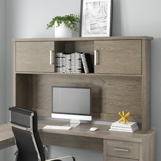 Rustic Oak Jovenko Desk Hutch 551CDR