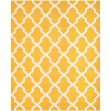 Load image into Gallery viewer, SAFAVIEH Handmade Cambridge Luisa Modern Moroccan Wool Rug - 6&#39; x 9&#39; - Gold/Ivory 6016RR
