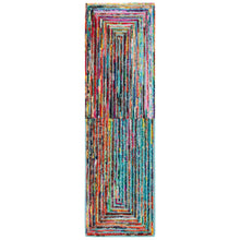 Load image into Gallery viewer, SAFAVIEH Handmade Nantucket Bodhild Contemporary Cotton Rug - 2&#39;3&quot; x 6&#39; Runner - Teal
